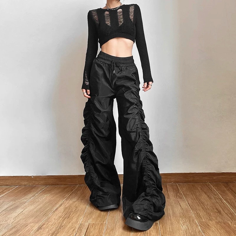 Women'S Fashion Utility Pants - Casual Pants Y2K Baggy Womens Wear-Resistant