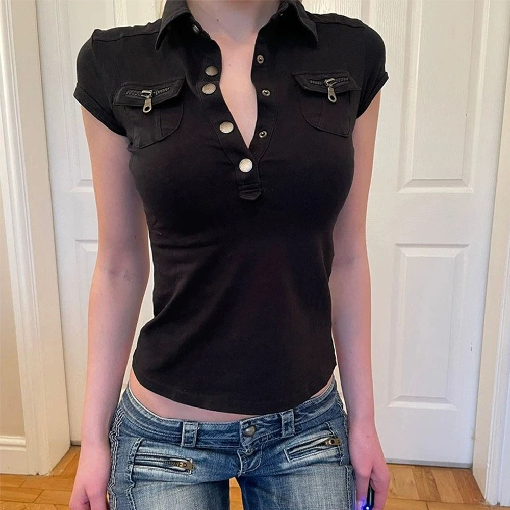 Women'S Fashion From The 90S - Women T Shirt Black Gothic 90s