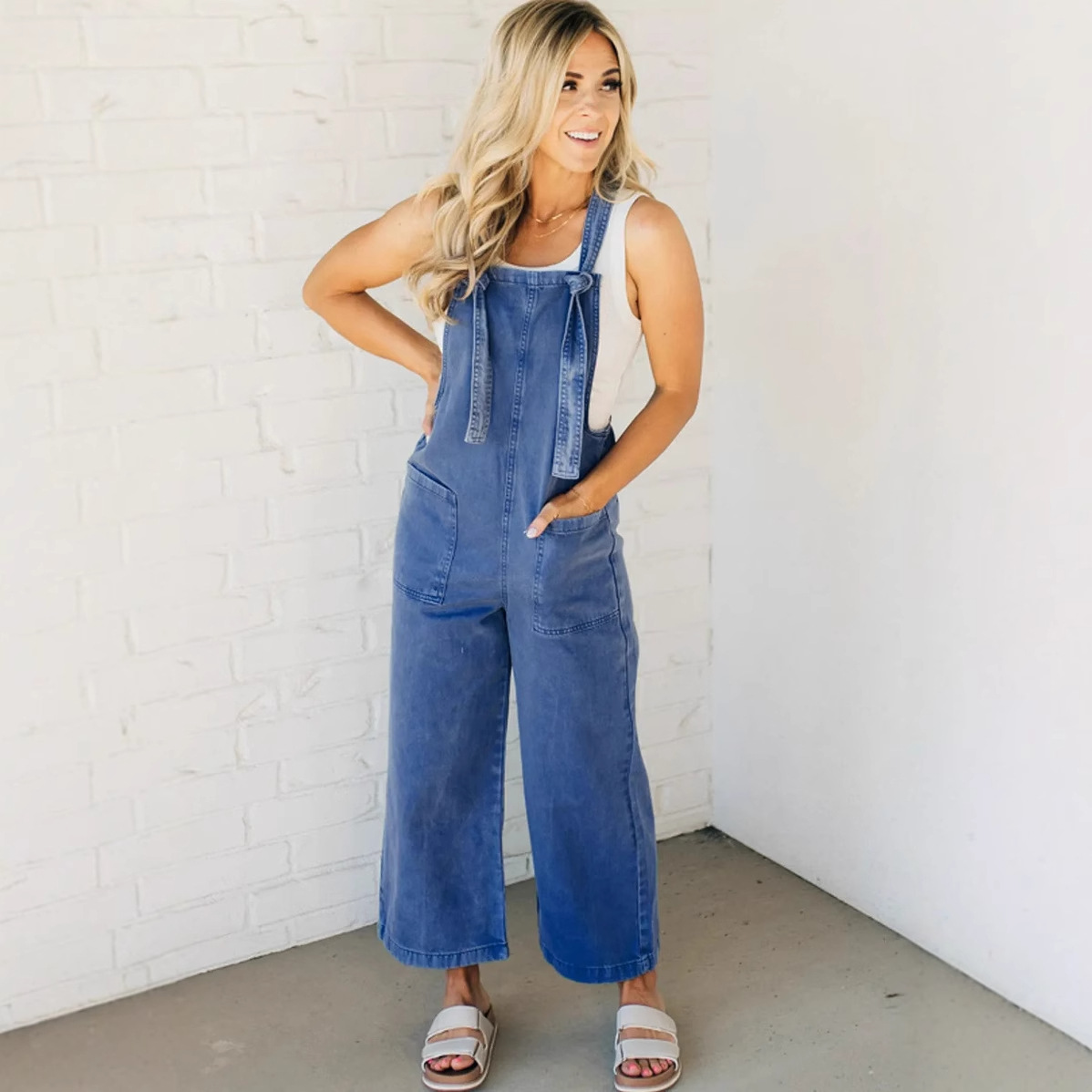 2025 New Overalls Jumpsuit Wid - огляд і ціна Women'S Fashion Utility Pants