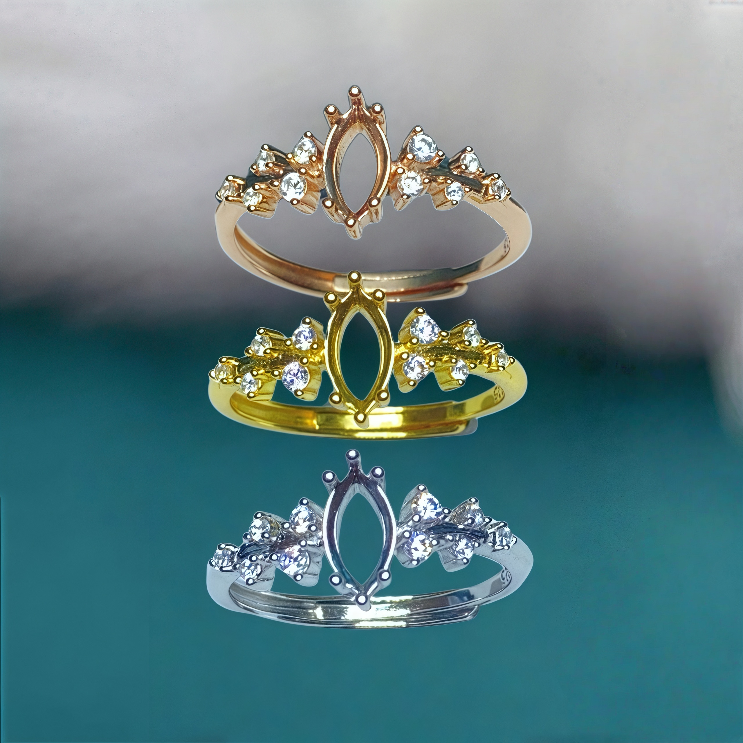 Setting 4*8mmHorse eye Shape S - огляд і ціна Women Fashion Rings
