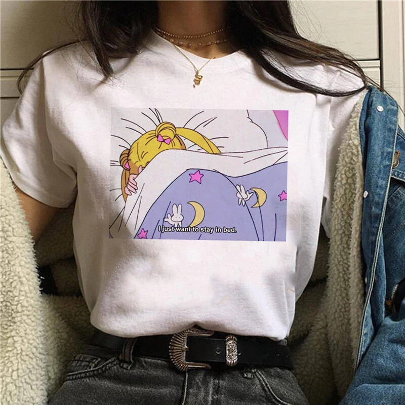 T Shirt 90s Anime Sailor Moon  - огляд і ціна Women'S Fashion From The 90S