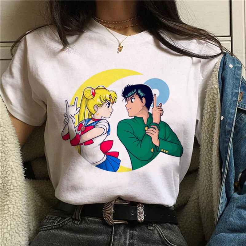 T Shirt 90s Anime Sailor Moon  - огляд і ціна Women'S Fashion From The 90S