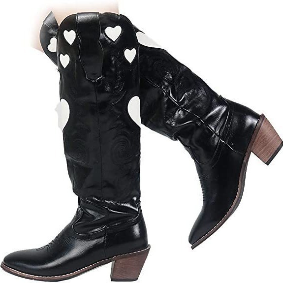 Fashion Love Heart Chunky Heel - огляд і ціна Winter Fashion Women Boots