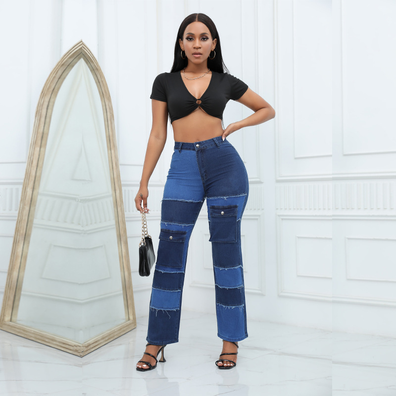 Utility Style Color Block Mult - огляд і ціна Women'S Fashion Utility Pants