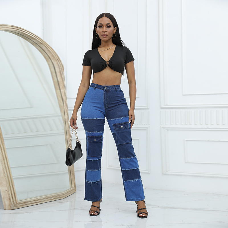 Utility Style Color Block Mult - огляд і ціна Women'S Fashion Utility Pants