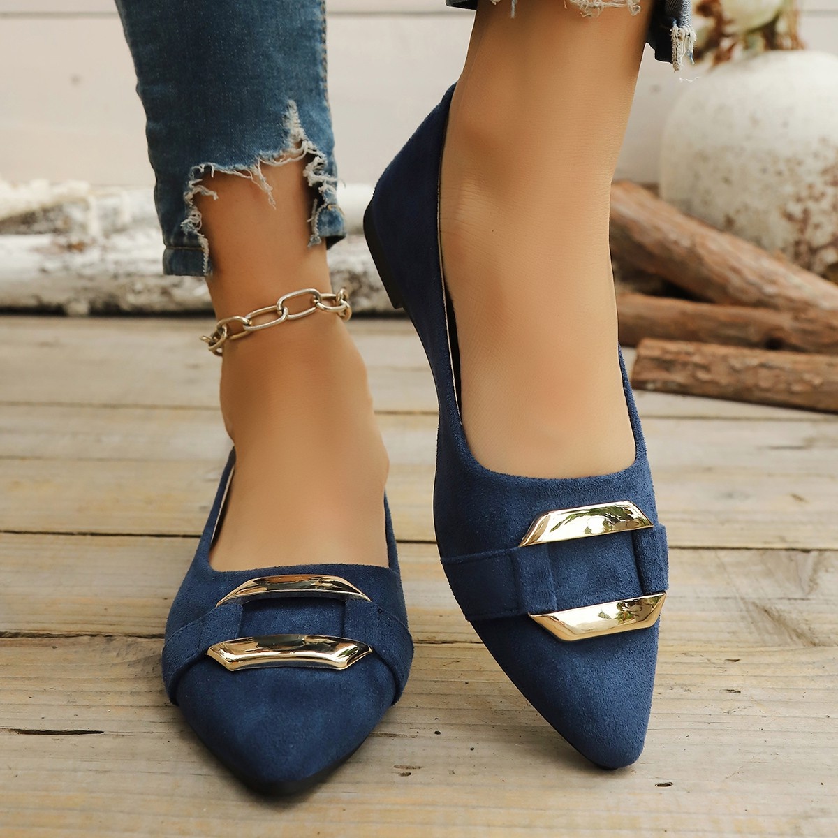 Spring and Autumn Elegant Poin - огляд і ціна Women'S Fashion Loafers