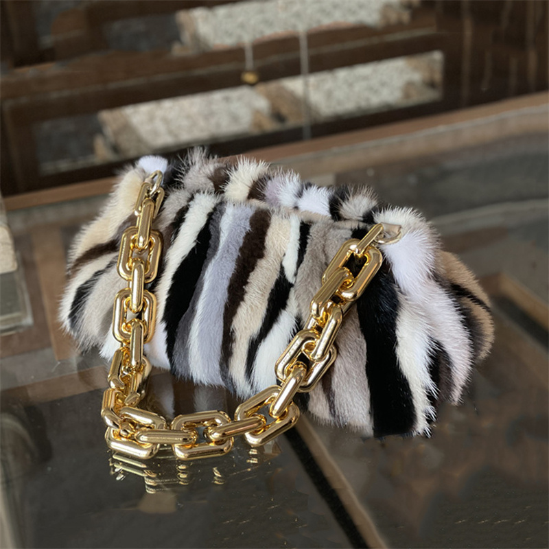 Winter Style Clip Bag Mink Fur - огляд і ціна Women'S Real Y2K Fashion