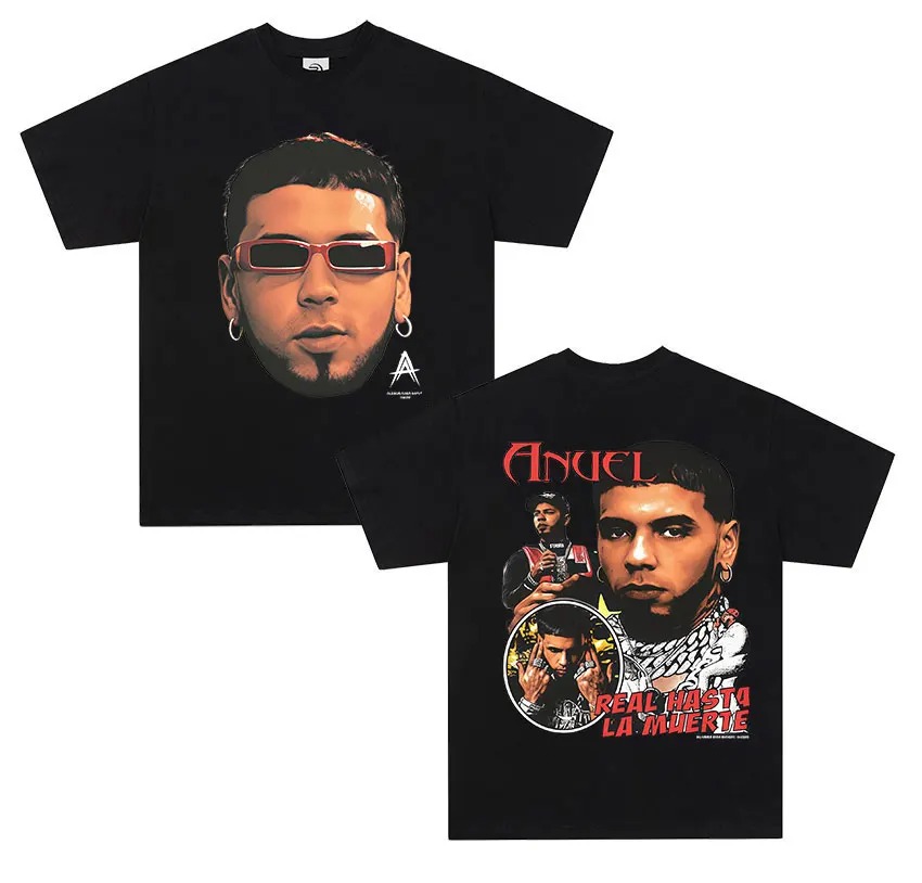 Rapper ANUEL AA Real Hastala M - огляд і ціна Women'S Real Y2K Fashion