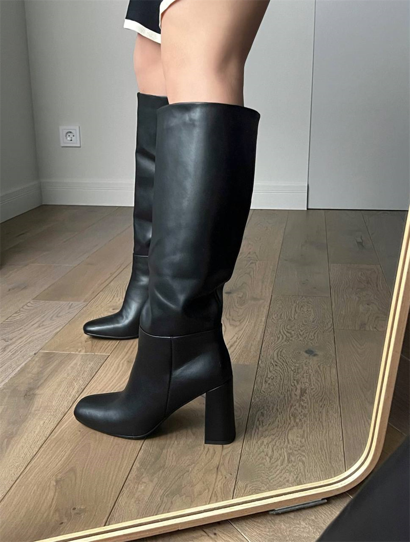Meotina  Women Genuine Leather - огляд і ціна Winter Fashion Women Boots