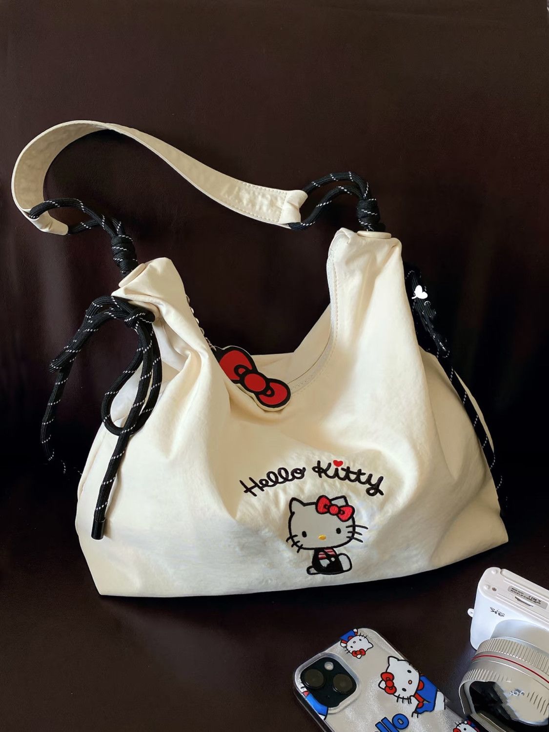 Hello Kitty Knot Canvas Tote B - огляд і ціна Canvas Tote Bag