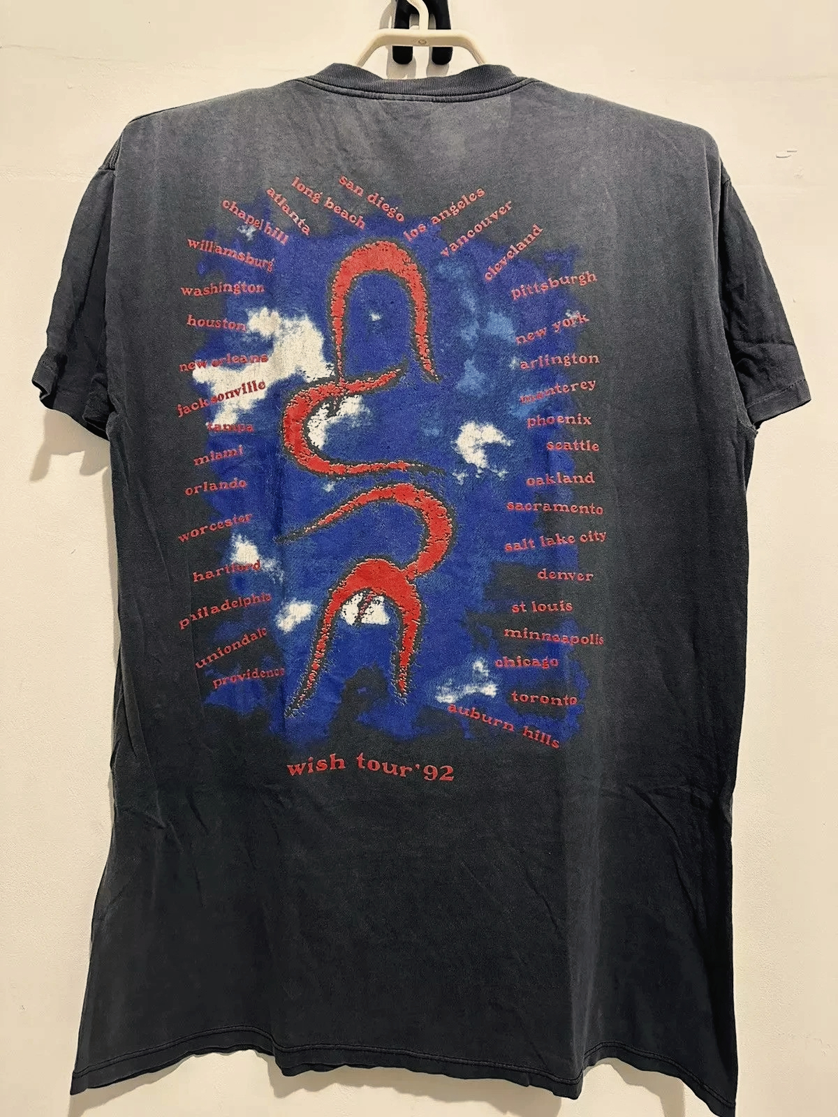 Vintage 90s The Cure Wish Tour - огляд і ціна Women'S Fashion From The 90S