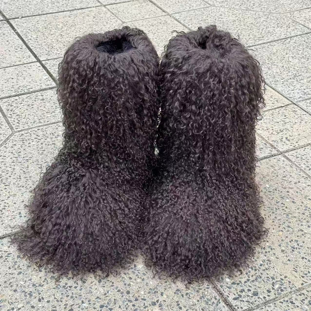 Y2K Fluffy Real Mongolian Fut  - огляд і ціна Women'S Real Y2K Fashion