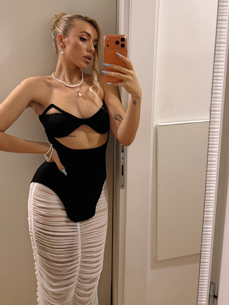 Nibber Sexy 2-Piece Set Women  - огляд і ціна Asymmetric Top Women
