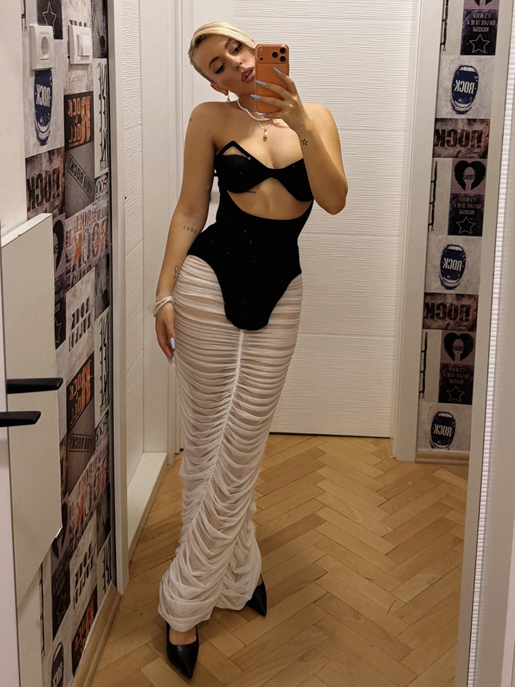 Nibber Sexy 2-Piece Set Women  - огляд і ціна Asymmetric Top Women