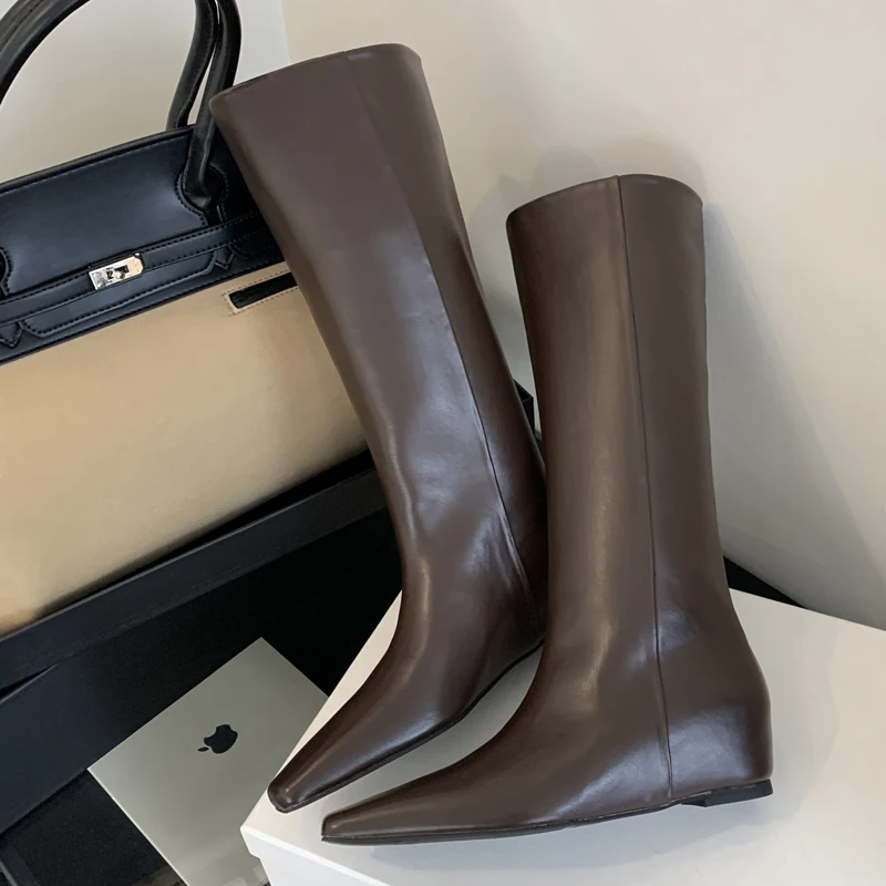 Eilyken Soft Leather Pointed T - огляд і ціна Winter Fashion Women Boots