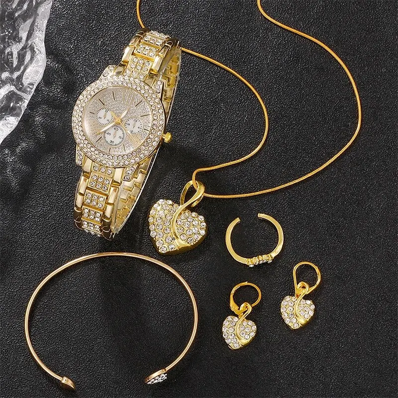 Women's Quartz Watch Gold Luxu - огляд і ціна Women Fashion Rings
