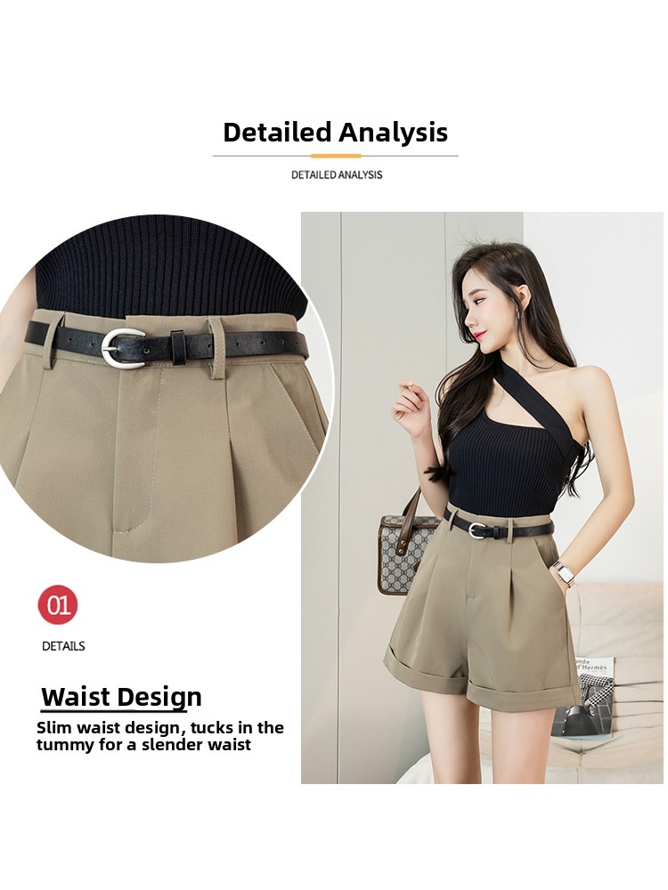 High Waist Wide Leg Short Pant - огляд і ціна Women'S Fashion Utility Pants