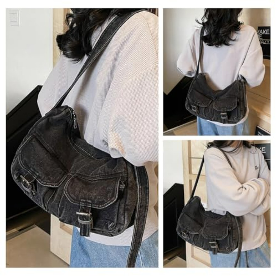 Denim Shoulder Bag Canvas Mess - огляд і ціна Canvas Tote Bag