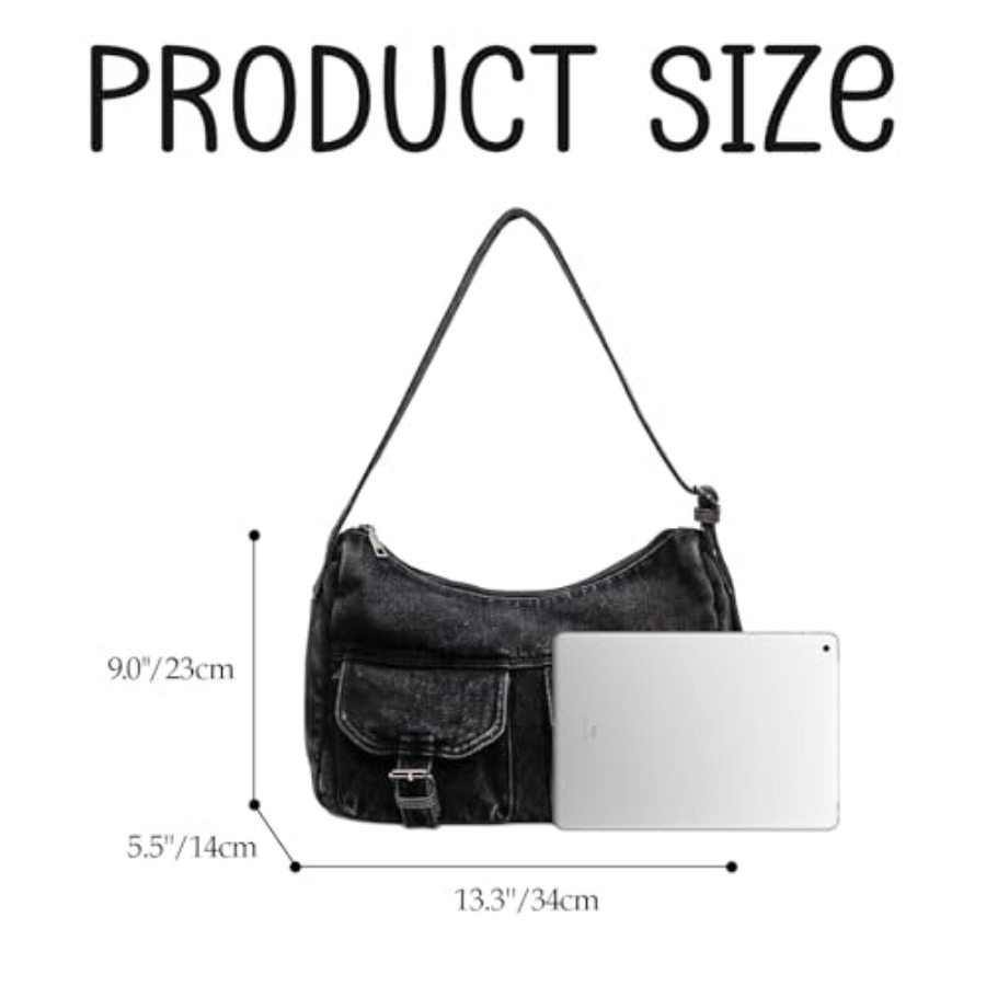 Denim Shoulder Bag Canvas Mess - огляд і ціна Canvas Tote Bag