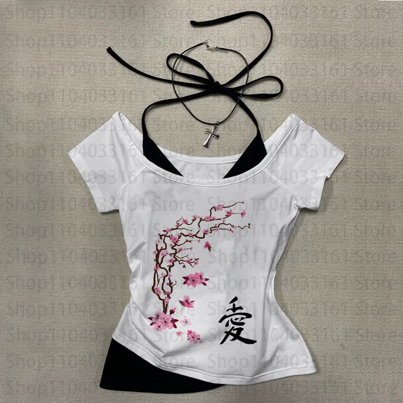 Y2k Tops T-shirt Gothic Woman  - огляд і ціна Women'S Fashion From The 90S