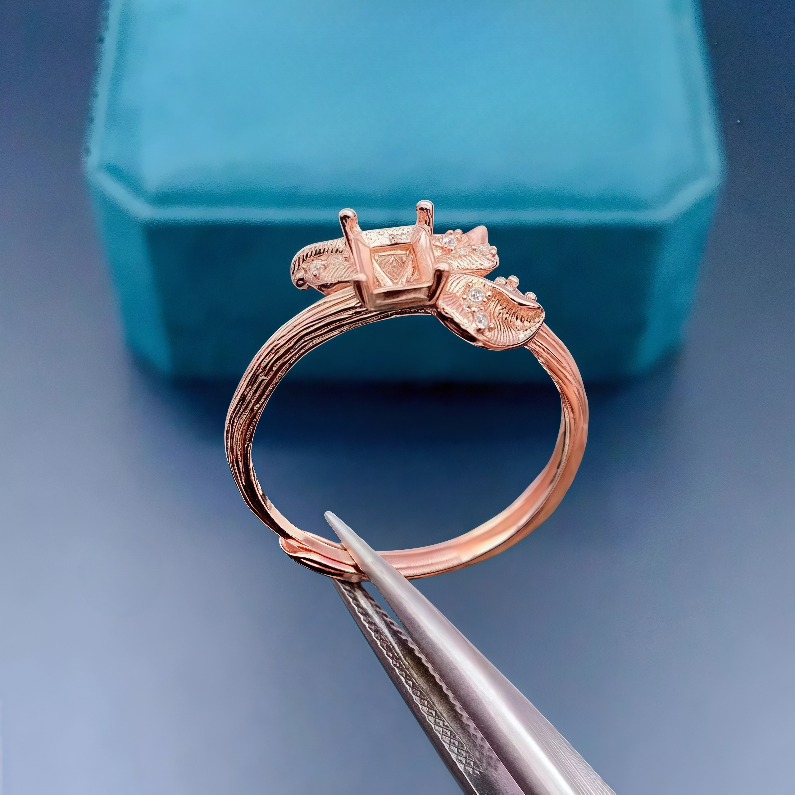 L S925 Sterling Silver Empty H - огляд і ціна Women Fashion Rings