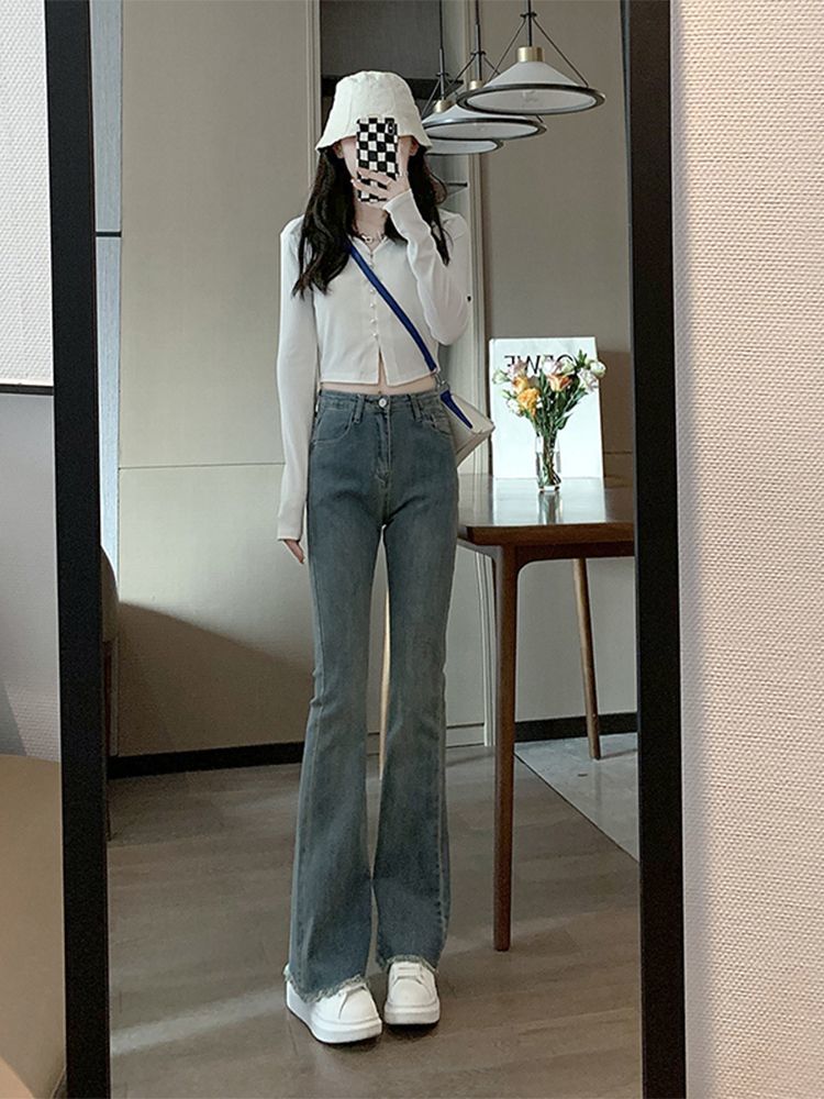 Wide Jeans Women Trousers With - огляд і ціна Women'S Fashion Utility Pants