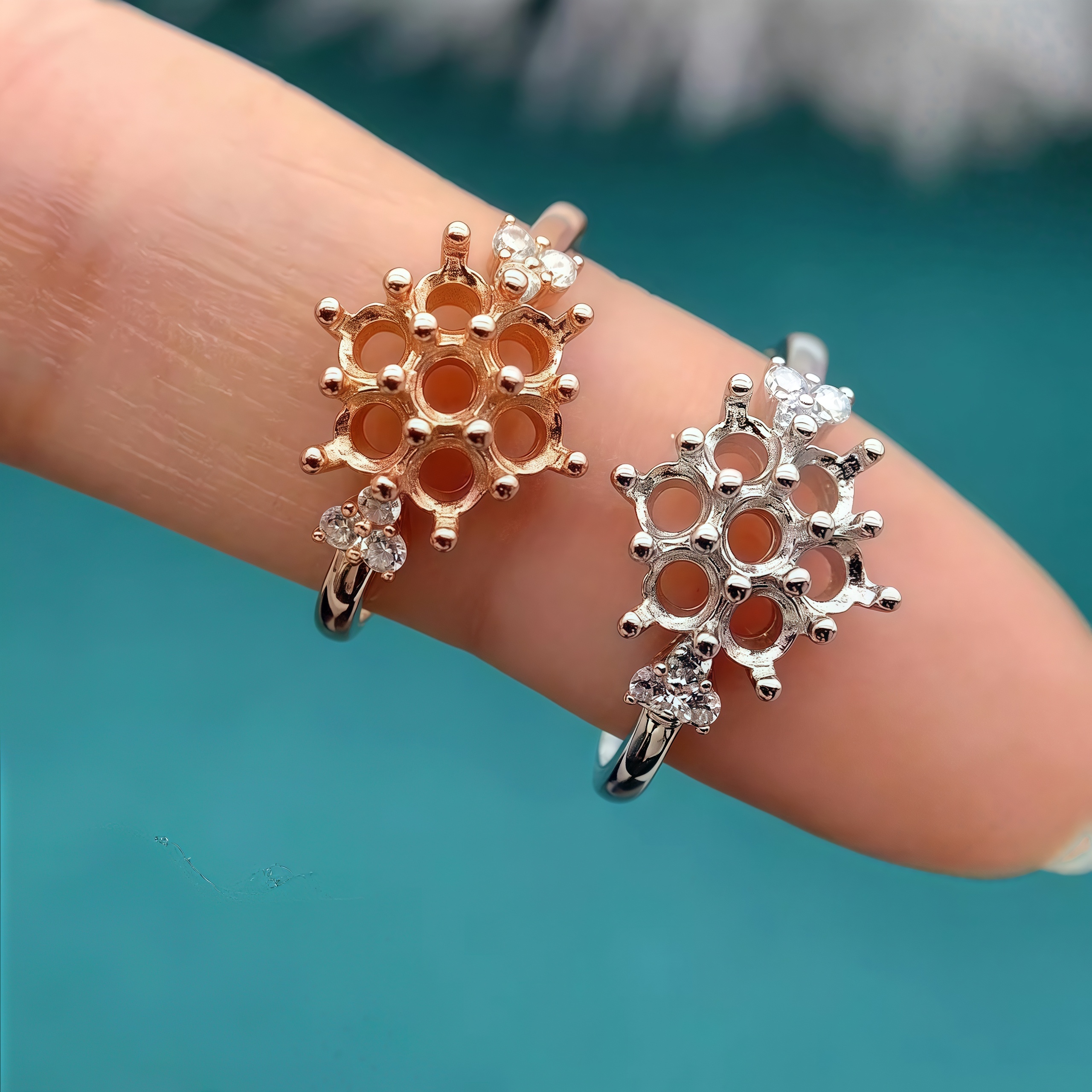 Setting 3mm Round Stone Fashio - огляд і ціна Women Fashion Rings