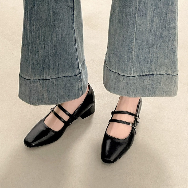 Square Toe Low Heel Women Silv - огляд і ціна Women'S Fashion Loafers