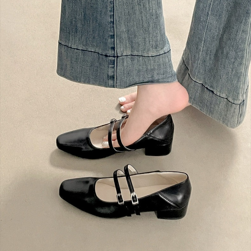 Square Toe Low Heel Women Silv - огляд і ціна Women'S Fashion Loafers