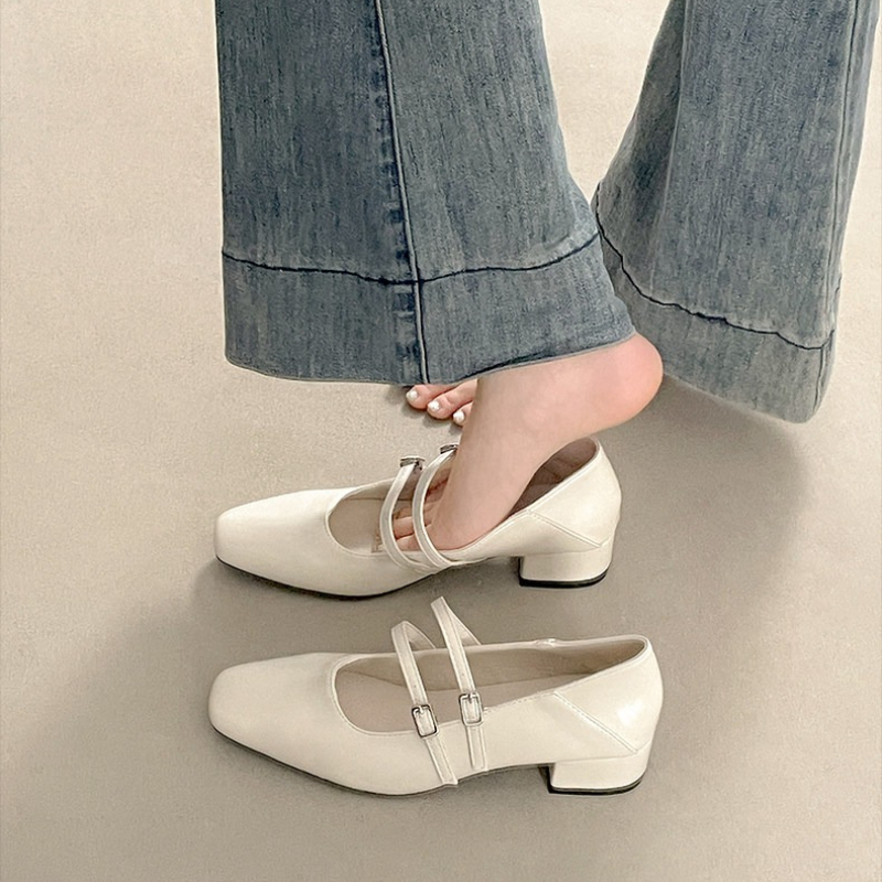 Square Toe Low Heel Women Silv - огляд і ціна Women'S Fashion Loafers