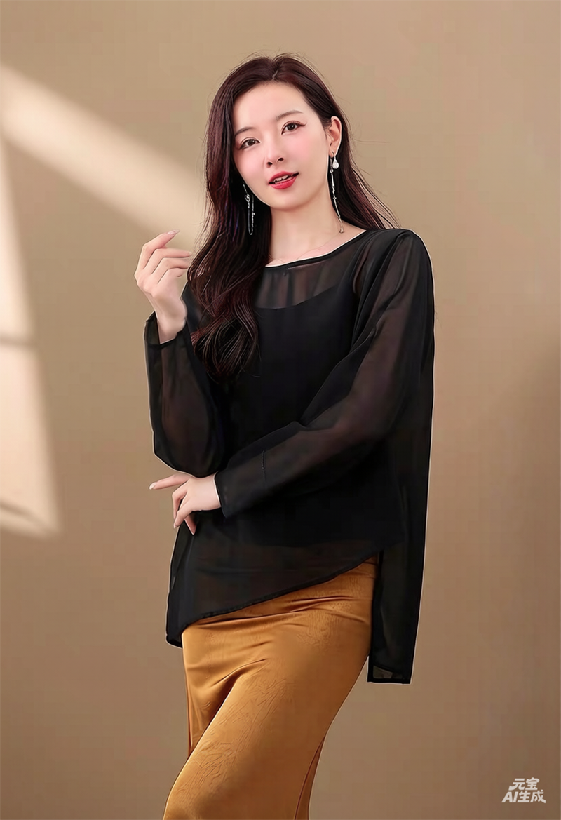 Sun Protection Chiffon Top Thi - огляд і ціна Asymmetric Top Women