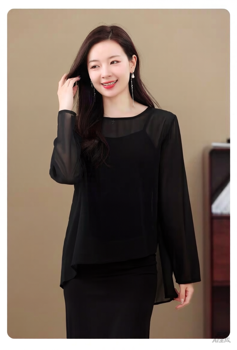 Sun Protection Chiffon Top Thi - огляд і ціна Asymmetric Top Women