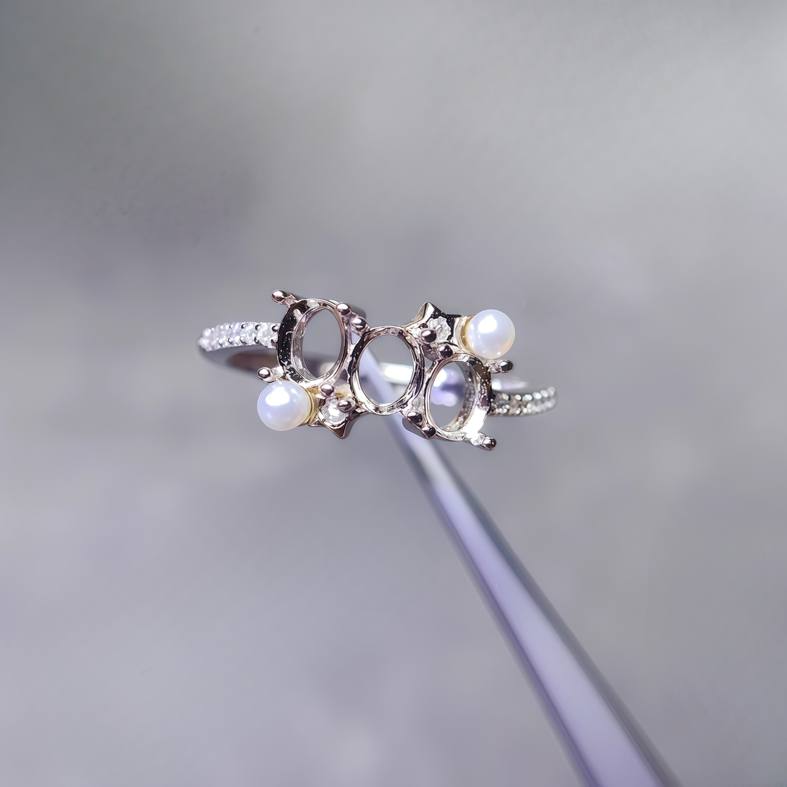 Setting 4*5mm Ellipse Stone S9 - огляд і ціна Women Fashion Rings