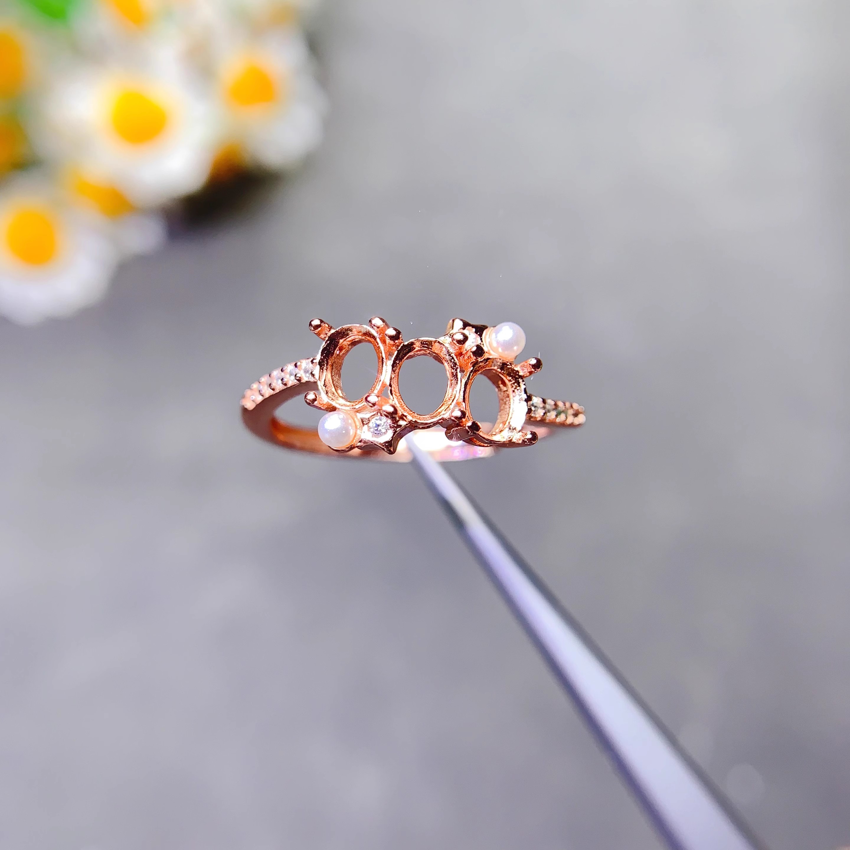 Setting 4*5mm Ellipse Stone S9 - огляд і ціна Women Fashion Rings