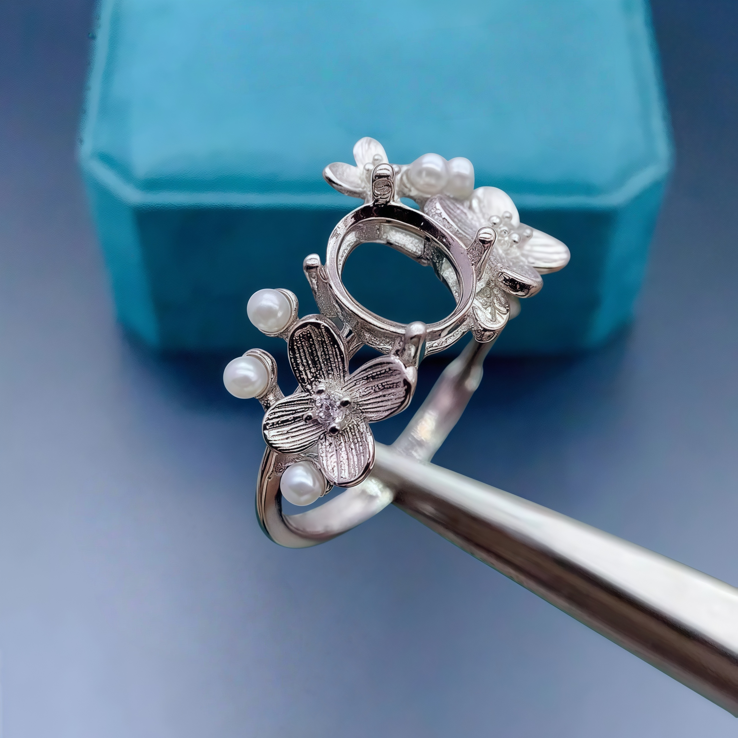 Setting 6*8mmEllipse Stone Fas - огляд і ціна Women Fashion Rings