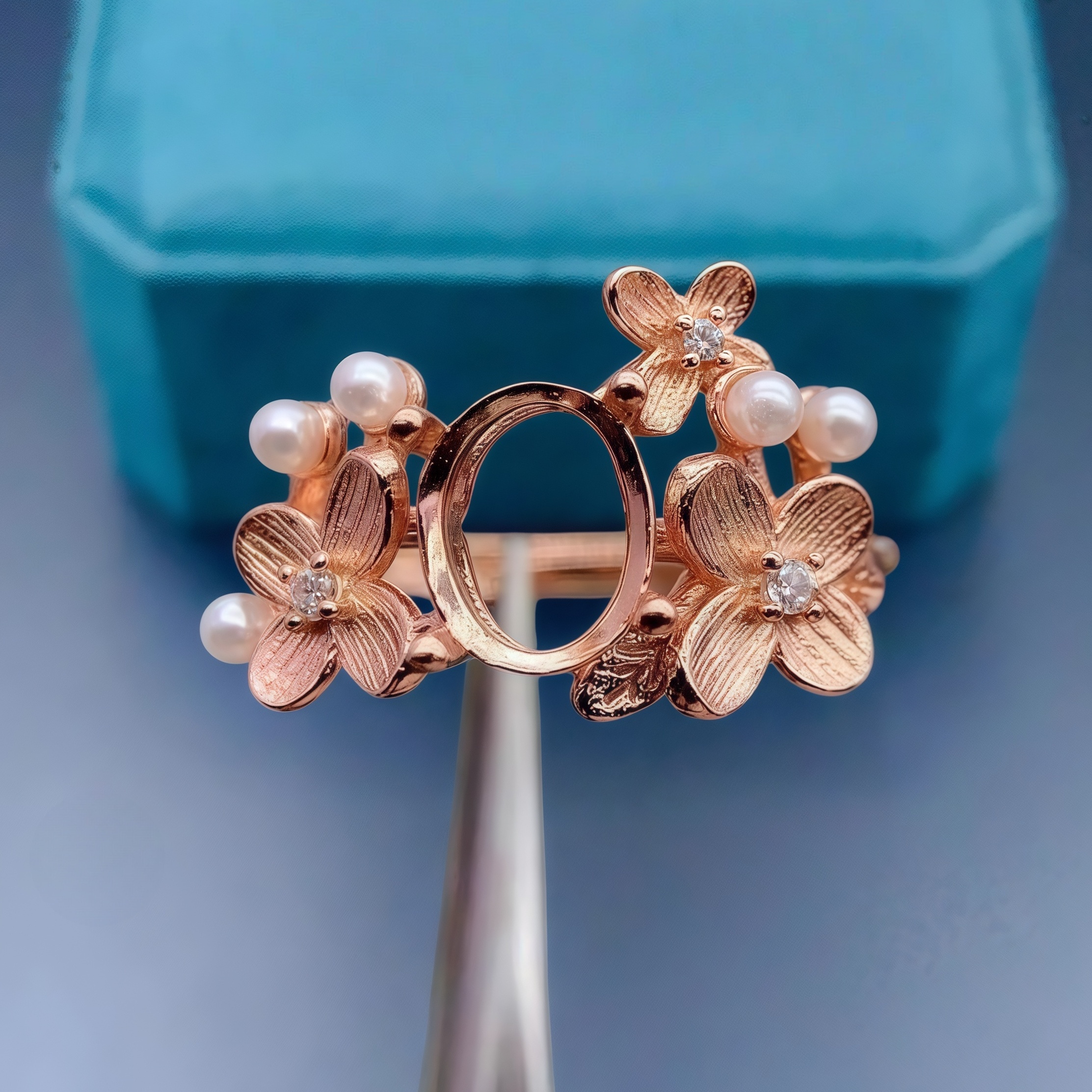 Setting 6*8mmEllipse Stone Fas - огляд і ціна Women Fashion Rings